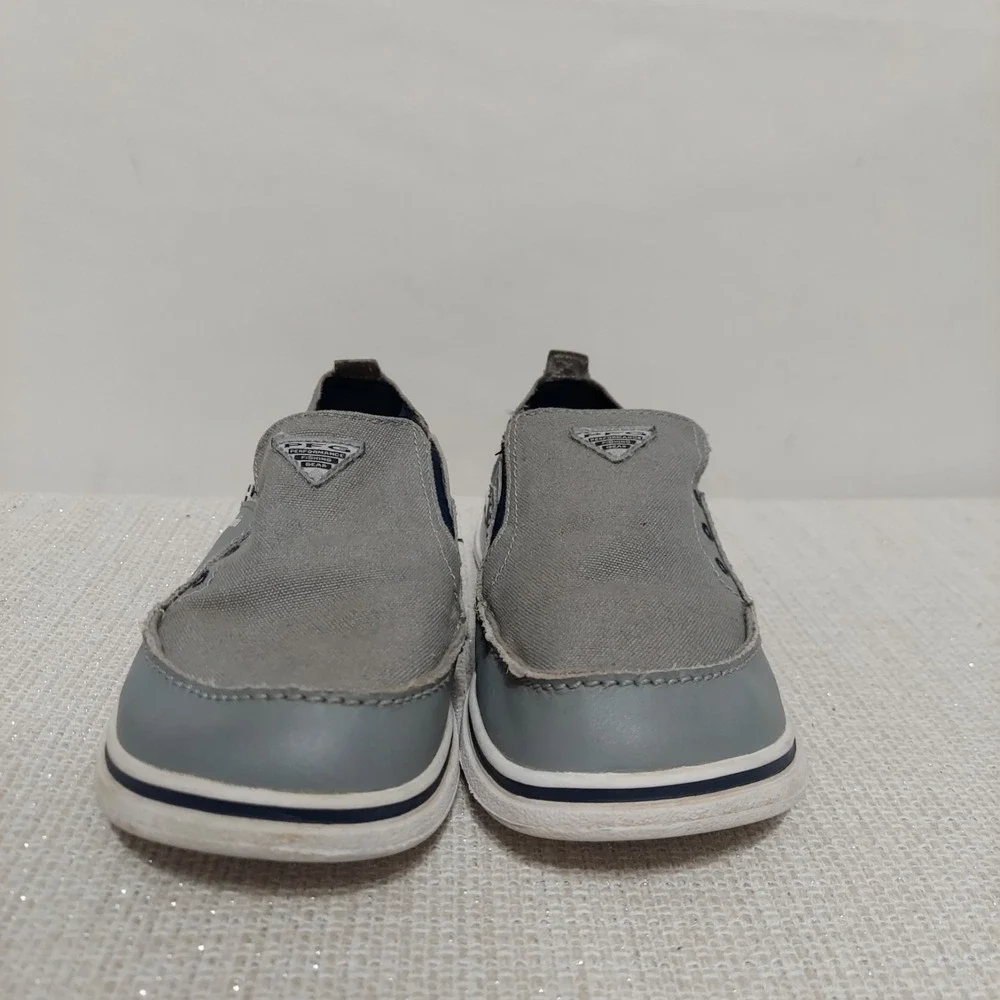 Columbia PFG Bahama Vent Slip On Shoes Youth Sz4 Gray Performance‎ Fishing Gear